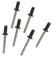 Rivet Side Door Glass Weatherstrip Mount Rear-6 Pieces-78-82