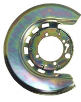 Shield Brake Backing Left Rear Gold-76-82