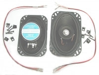 Speaker Set Coaxial 4 X 6-Top Dash Or Kick Panel-140 Watts Pair-68-76
