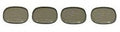 Blackout Kit Rear Carbon Fiber-91-96