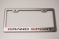Frame License Plate Corvette Grand Sport Lettering Stainless Steel