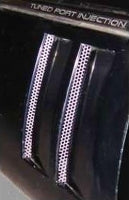 Vent Grille Side Fender Perforated Stainless Steel-4 Pieces-84-90