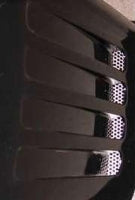 Vent Grille Side Fender Perforated Stainless Steel Pair-91-94