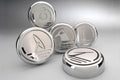 Cap Cover Set Fluid Cap Covers Chrome/Brushed S/S Executive Series Automatic Only-5 Pieces-97-04