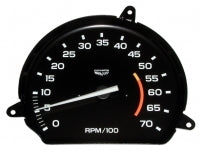 Tachometer Assembly With 5500 Rpm Red Line L-48-78-79