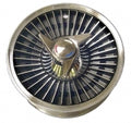 Wheel Set Knock Off Style (Direct Bolt On) Complete-63 66, Original 15" X 6"