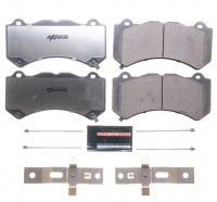Pad Set Brake Front Carbon Fiber Ceramic Z26 Street Performance With Hardware Kit-15-18