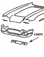 Panel / Baffle Front Lower Filler Press Molded White-58-62