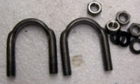 U Bolt Drive Shaft Includes Nut And Lock Washer Set Pair-53-82