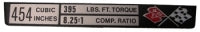 Plate Engine Data Console Ls-4 454-73-74