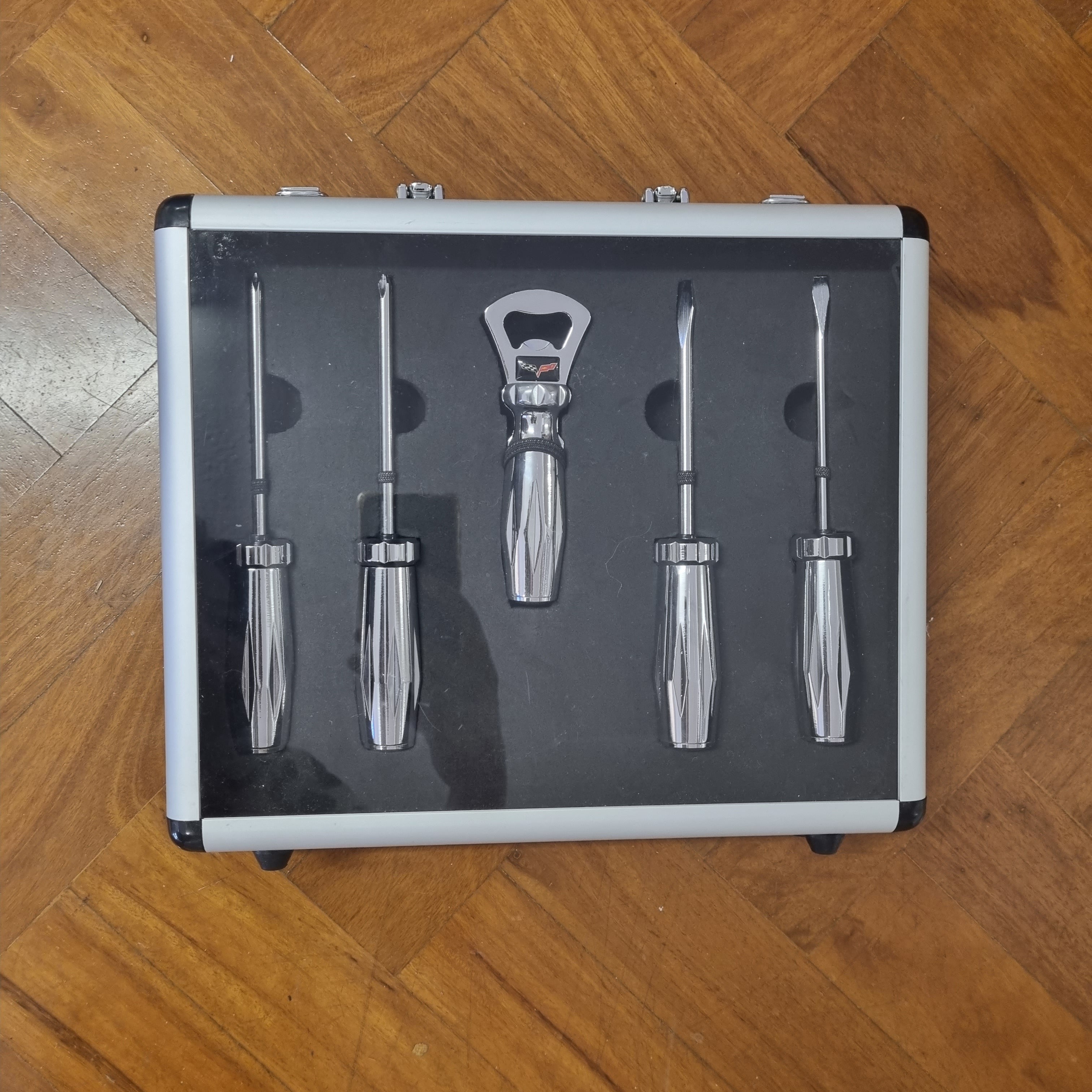 Corvette Screwdriver Set With Bottle Opener