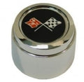 Cap Center Aluminum Wheel With Emblem Replacement Plastic Pace Car Each-78