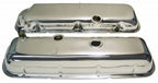 Cover Valve Chrome With Drippers With Slant On Left Valve Cover Import Pair-65-74