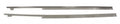 Molding Door Outer Window Stainless Steel Convertible Pair-63-67