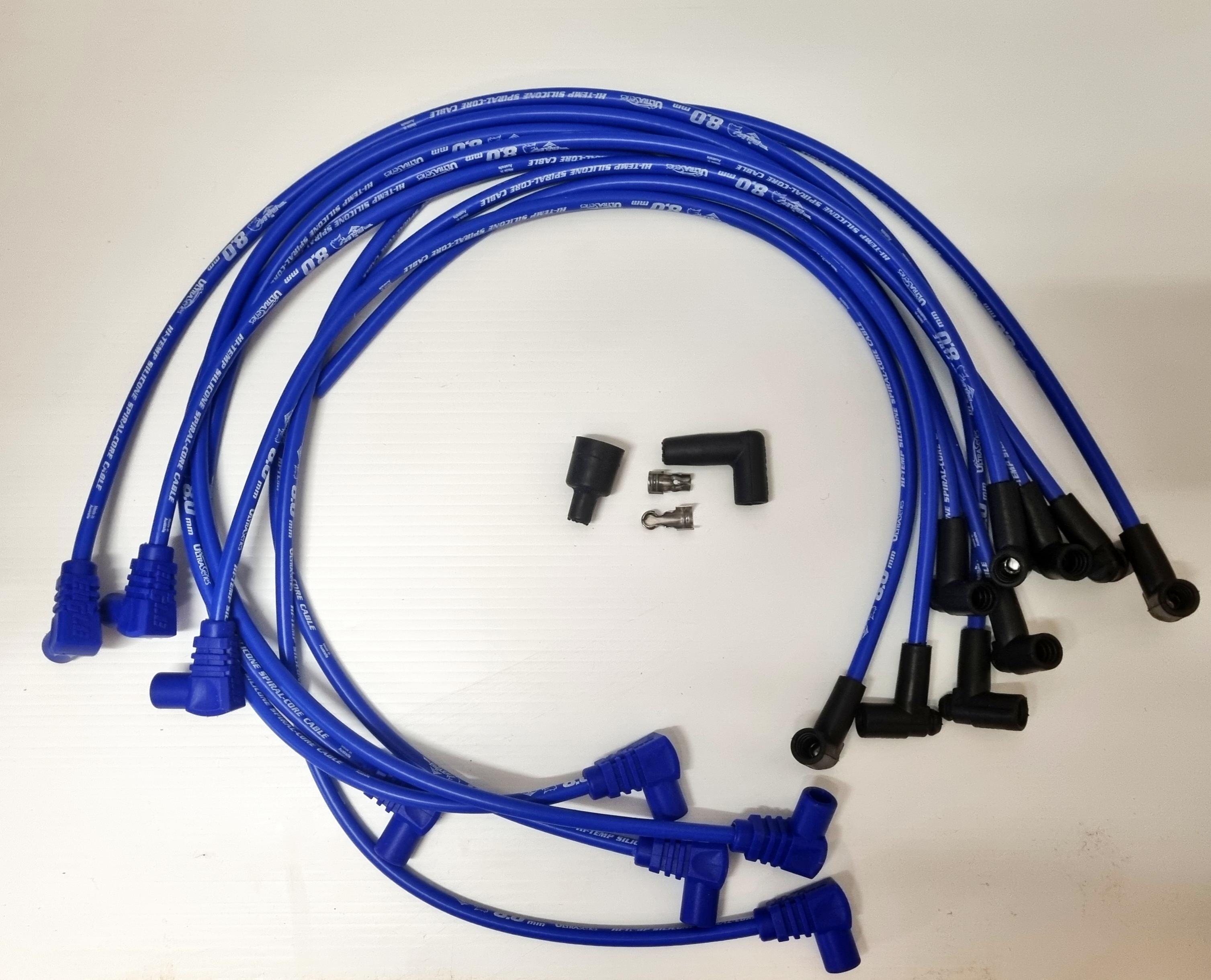 Hei Spark Plug Ignition Leads Hei 8Mm Powermax Silicone 283-400 All Sb Corvette