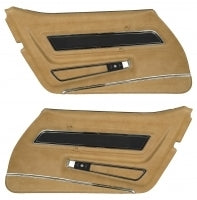 Panel Deluxe With Insert Teak Complete Pair-76