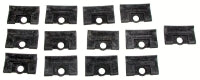 Clip Set Windshield Molding Upper Inner And Outer-13 Pieces-68-82