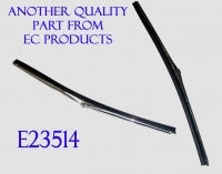 Blade Windshield Wiper Polished Stainless Steel Finish Each-68-82