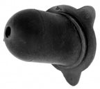 Boot Clutch Rod Firewall Black Rubber-65L-67