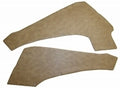 Panel Rear Quarter Trim Coupe With Power Vent In Colors Pair-65