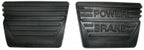 Pad Brake And Clutch Pedal Manual With Power Brakes Pair-63-67