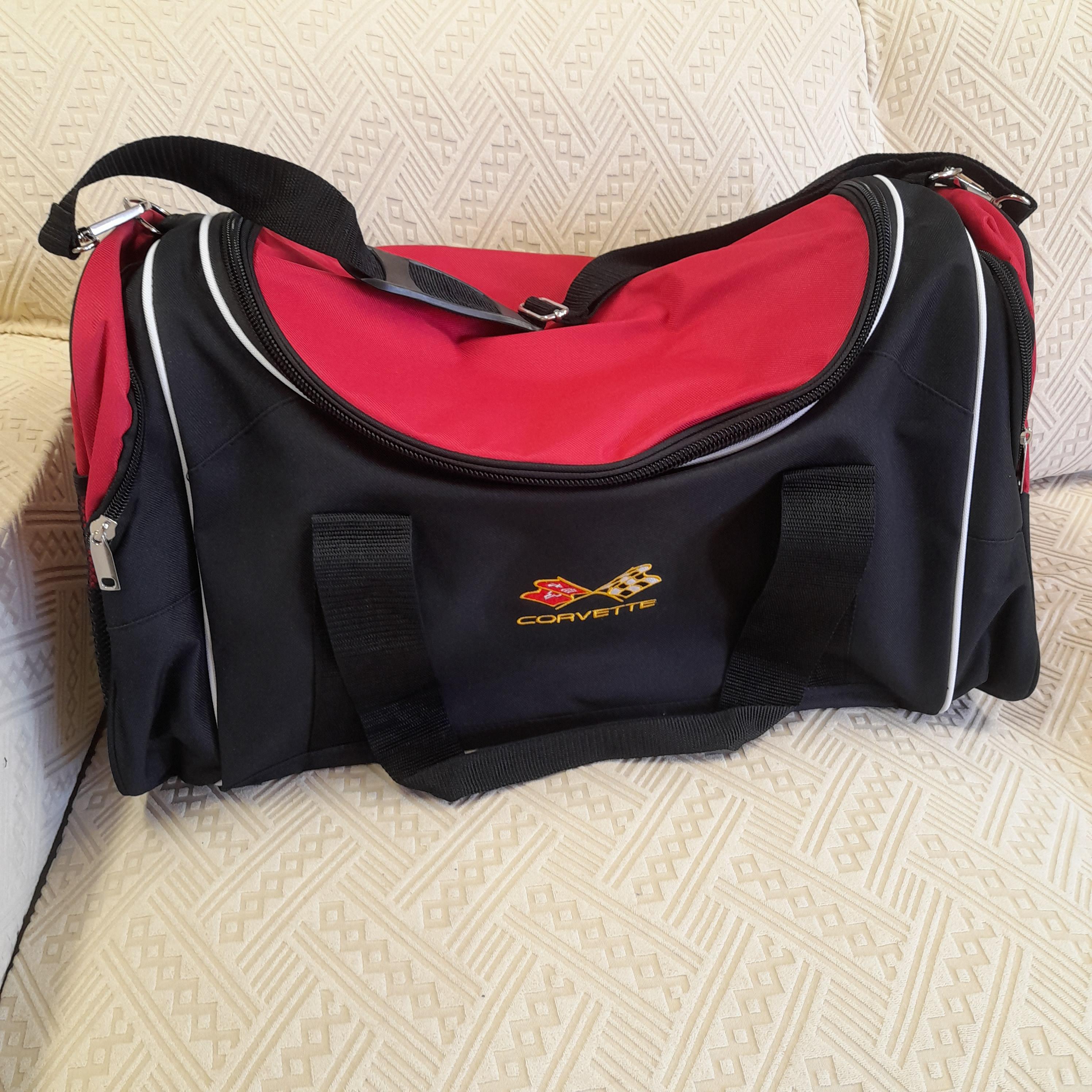 High Quality Corvette Canvas Travel Bag With C3 Logo 600L X 260W X 280H