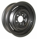 Wheel-15 X 5-3 1-2 Back Spacing Powder Coated Satin Black Each-56-62