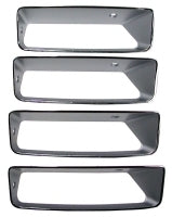Louver Set Side Fender Insert Left-4 Pieces 68-69