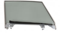 Glass With Frame Door Coupe Green Tint Replacement Left Side-56-62