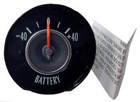 Gauge Battery Ammeter With Green Face-64