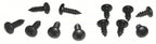 Screw Set Windshield Pillar Post Weatherstrip Retainer-12 Pieces-68-82