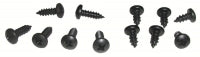 Screw Set Windshield Pillar Post Weatherstrip Retainer-12 Pieces-68-82