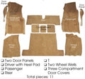 Carpet Set Complete Cut Pile With Pad-77