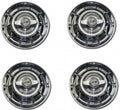 Hubcap Set With Spinners And Hardware-4 Pieces-56-58