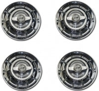 Hubcap Set With Spinners And Hardware-4 Pieces-56-58