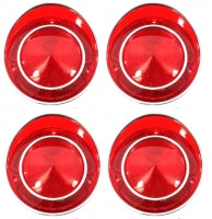Lens Set Tail Lamp Red Usa-4 Pieces-68-69