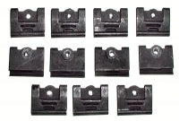 Clip Set Windshield Molding Convertible-11 Pieces-64-67