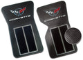 Mat Set Rubber And Carpet With C-5 Logo Black Pair-68-82