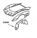 Skirt Inner Fender Hand Layup Left Hand-73-79