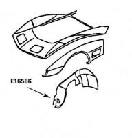 Skirt Inner Fender Hand Layup Left Hand-73-79