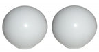 Knob Door Pull White Pair-53-62