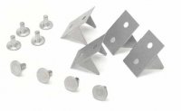 Retainer Set Underbody Tunnel Insulator With Rivets-12 Pieces-63-75