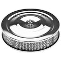 Air Cleaner Chrome 14In X 3In All Sml & Big Block