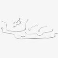 Brake Line Set Stainless Steel Power Brakes-70-73