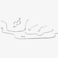 Brake Line Set Stainless Steel Power Brakes-70-73