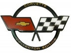 Emblem Fuel Door Cross Flag Collector'S Edition Gm Restoration-82