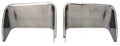 BEZEL-EXHAUST-POLISHED STAINLESS STEEL-PAIR-70-73 (#E2597)