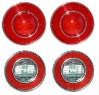 Lens Assembly Tail Lamp And Back Up Lamp Usa-4 Pieces-74