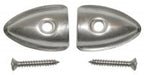 Tip Set Convertible Soft Top Wire On Original Chrome Pair-53-75