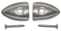 Tip Set Convertible Soft Top Wire On Original Chrome Pair-53-75